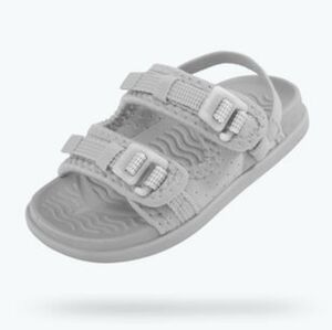 Native "Davis" 12-18 months Gray Sandals NWT